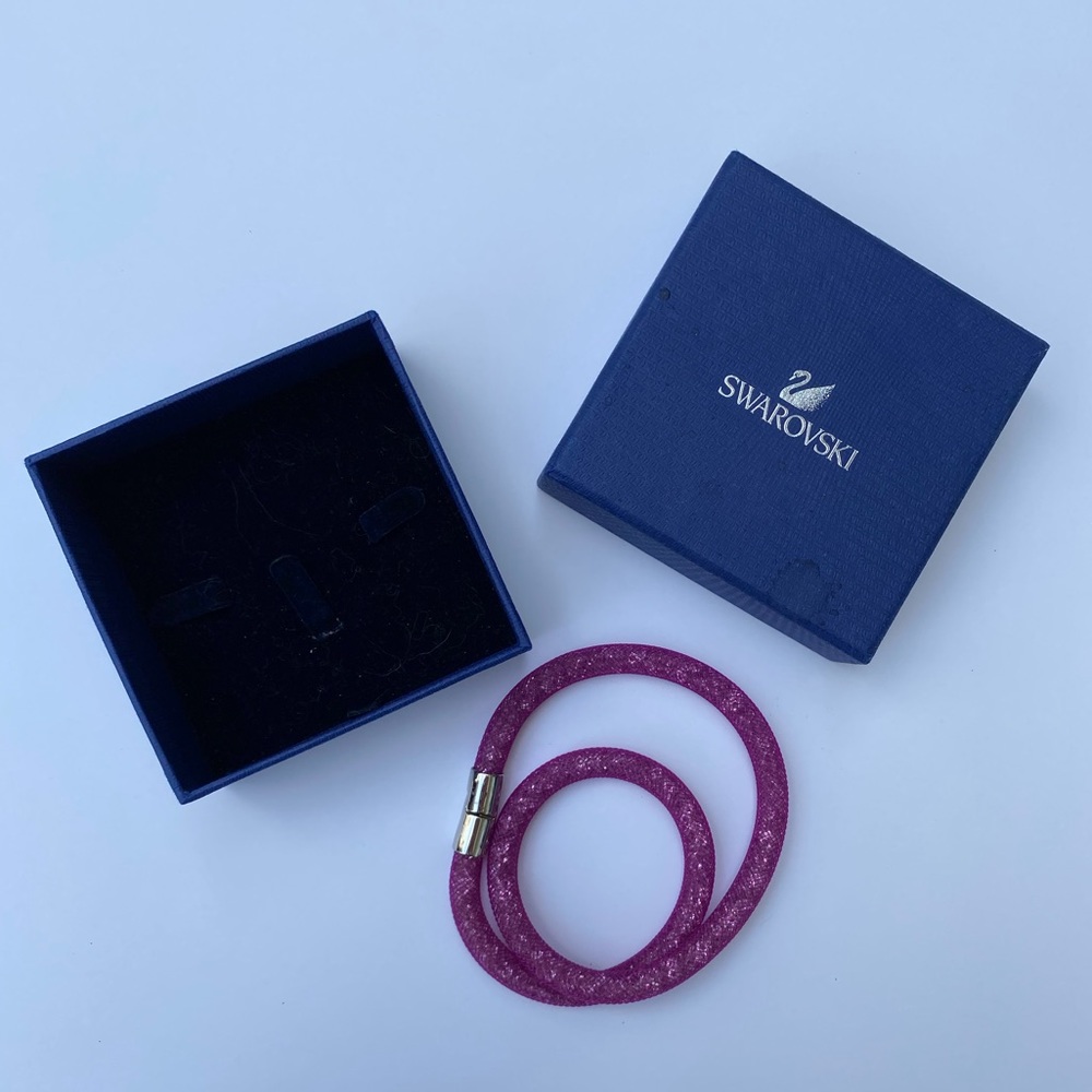 Purple Swarovski stardust bracelet